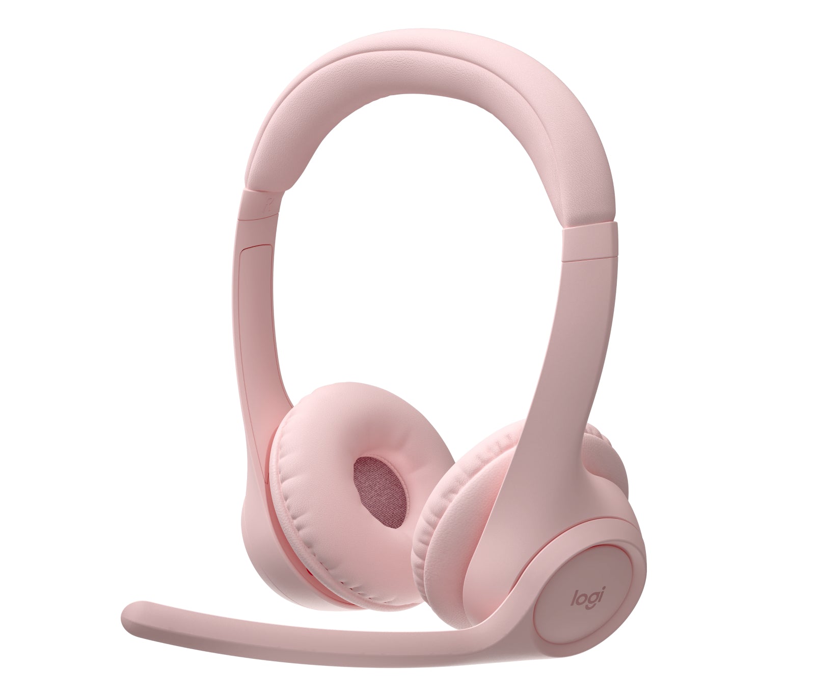 Logitech Zone 300 – Duo Headset, On-Ear – Bluetooth 5.3, ANC, Boom-Mikrofon – Rosa – für PC/Mac – bis 16 h