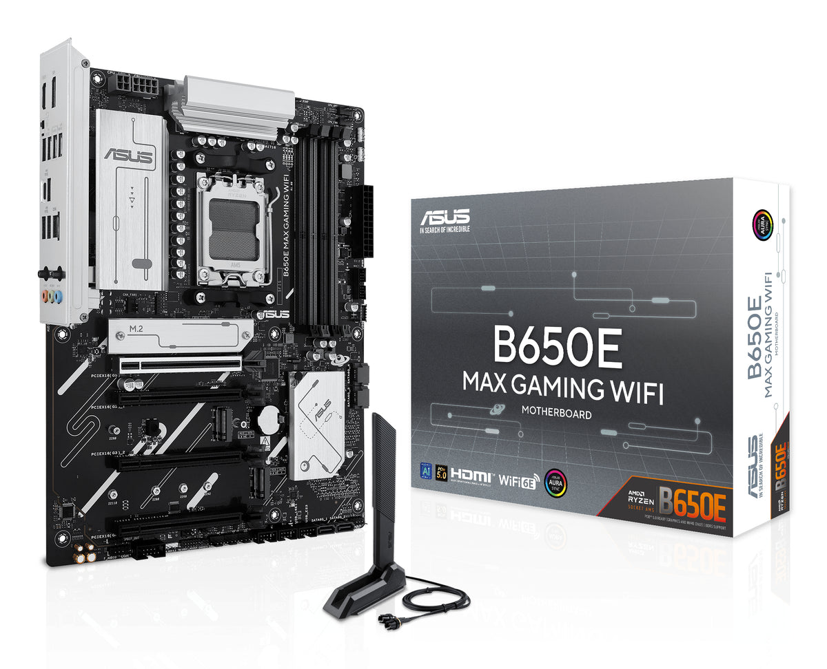 ASUS B650E MAX GAMING WIFI – Mainboard – AM5, AMD B650E, ATX, DDR5