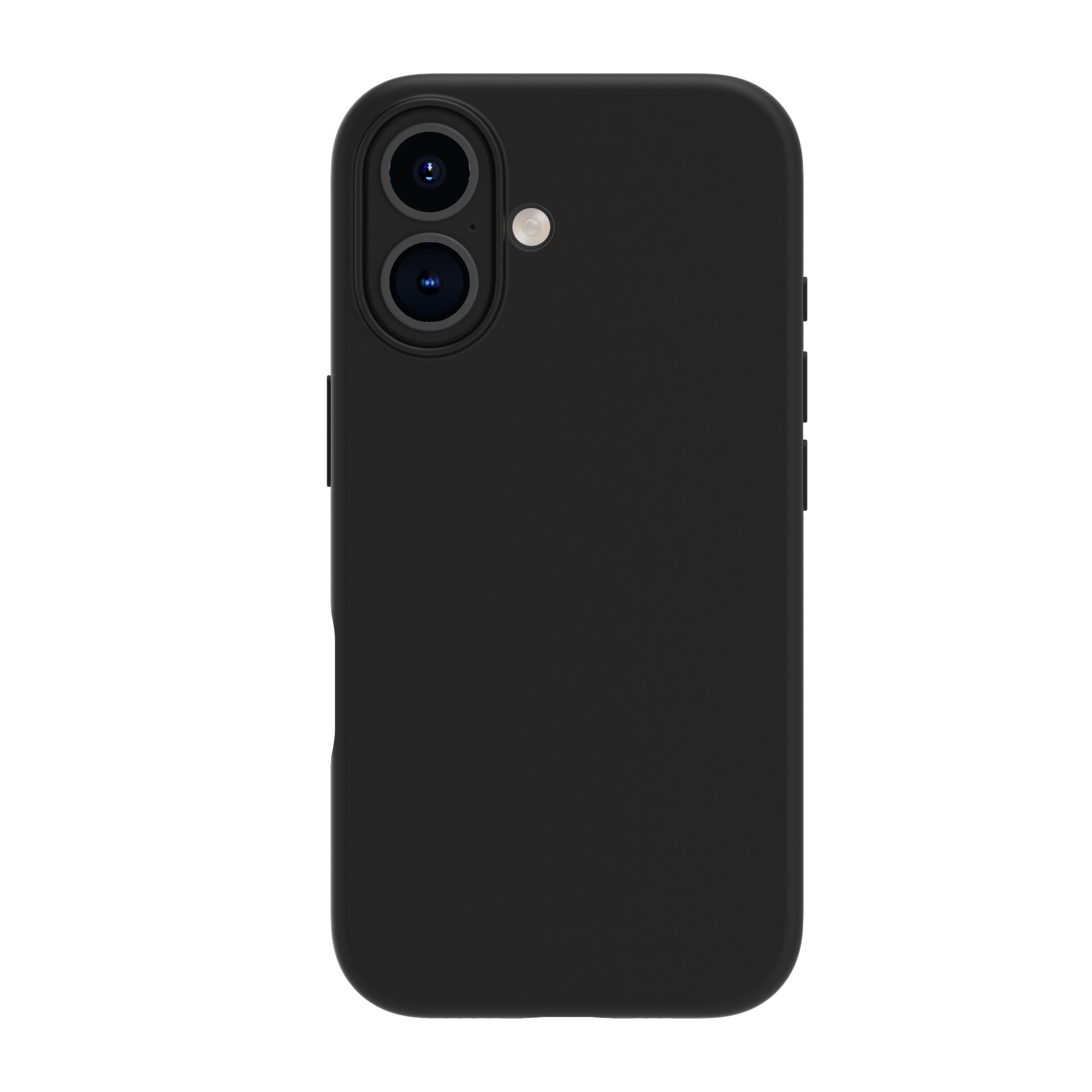 dbramante1928 Monaco Backcover – für Apple iPhone 16, MagSafe, Recycling-Kunststoff+Silikon, Night Black