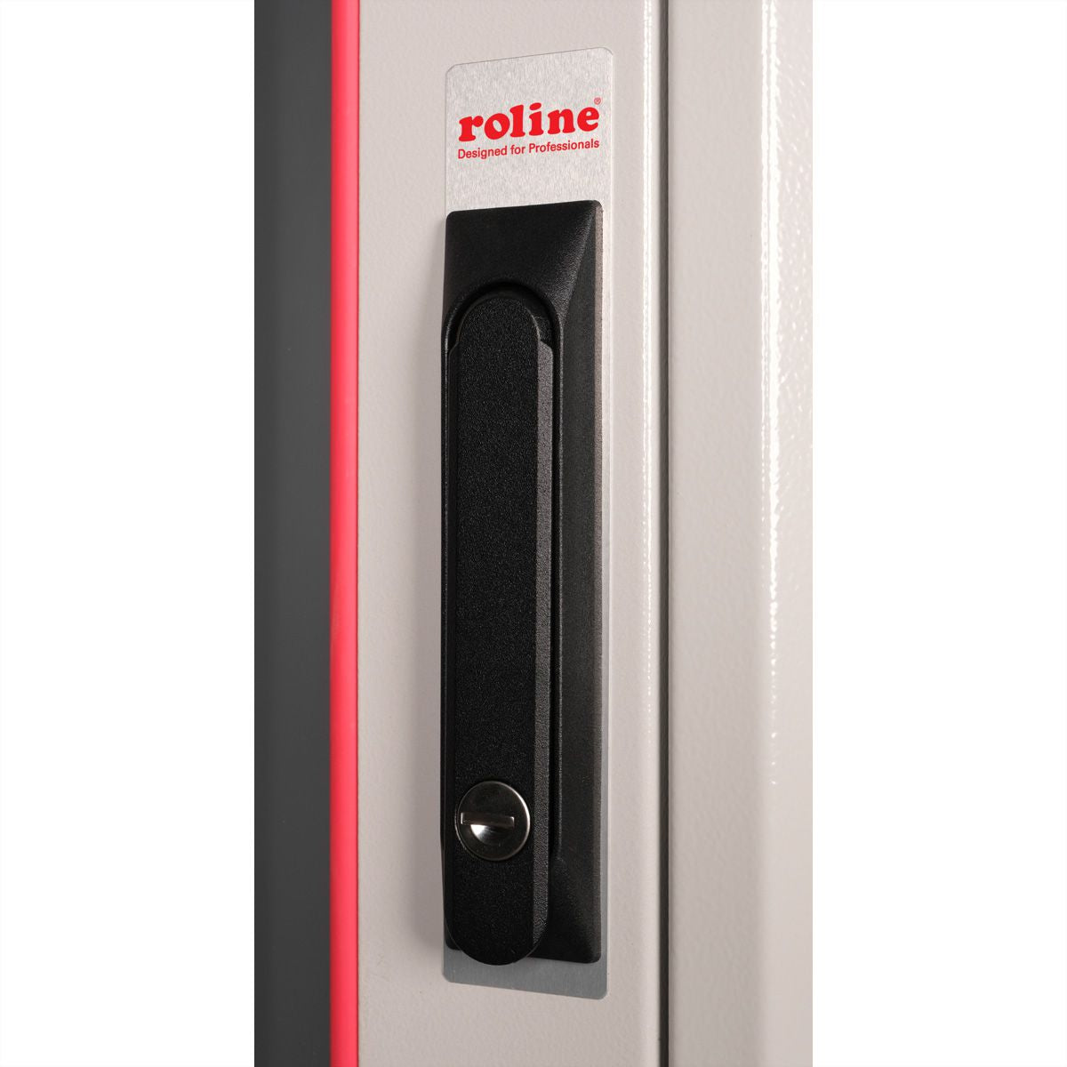 ROLINE Pro – 19" Netzwerkschrank 26U, IP20, abschliessbar, 600 × 600 × 1342 mm, lichtgrau, Stahl