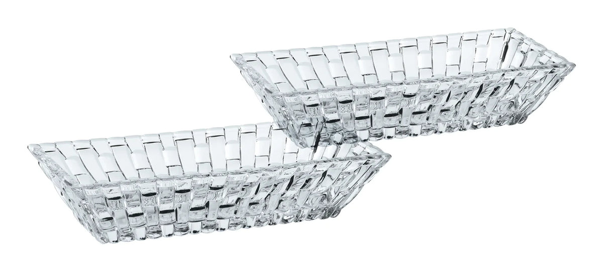 Nachtmann Dessert-Schale – 8,5 × 17,5 × 3,6 cm, Kristallglas, Transparent, spülmaschinenfest