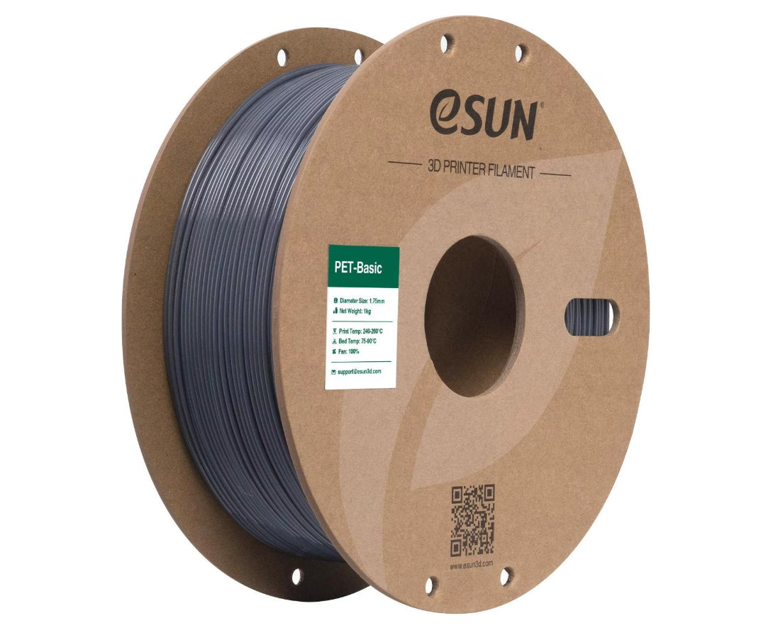 eSUN 3D-Drucker-Filament PET 1,75 mm Grau, 1 kg