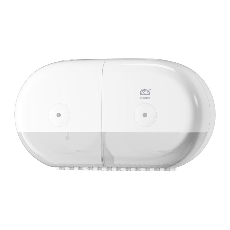 Tork SmartOne – Toilettenpapierspender – Kunststoff, Weiss, für Tork T9 Nachfüllungen, 15,6 × 39,8 × 22,1 cm
