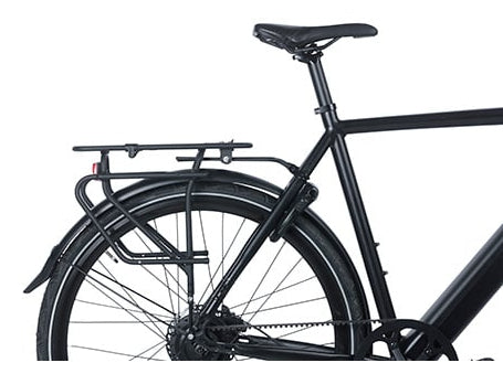 Basil MIK SIDE Gepäckträger – mit Reflektorhalter – für 26"–29" Räder – bis 27 kg – schwarz matt, Aluminium