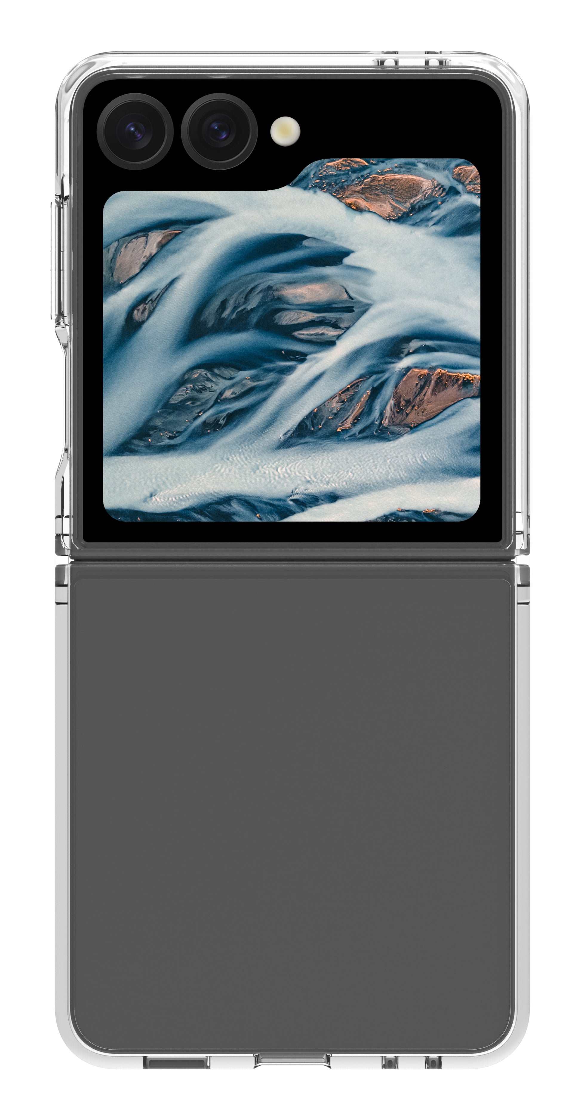 dbramante1928 Iceland Pro Backcover – für Samsung Galaxy Z Flip 7, Transparent, bis 3 m sturzsicher