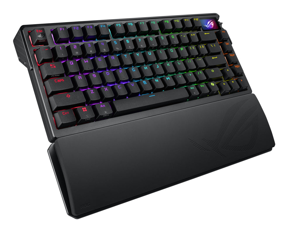 ASUS ROG Azoth – Gaming-Tastatur 75% – mechanisch, RGB – Bluetooth & 2,4 GHz (USB-A) – QWERTZ (FR)