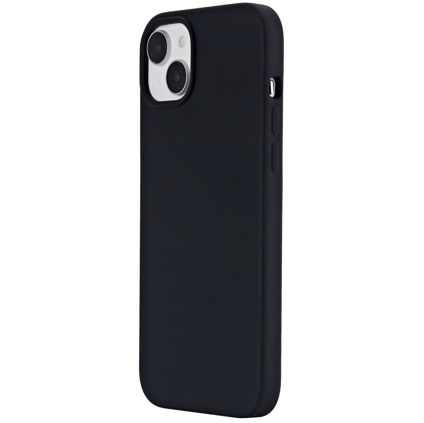 eSTUFF INFINITE ROME Backcover – für Apple iPhone 15 Plus, Mikrofaser+PC+Silikon, schwarz, GRS-zertifiziert