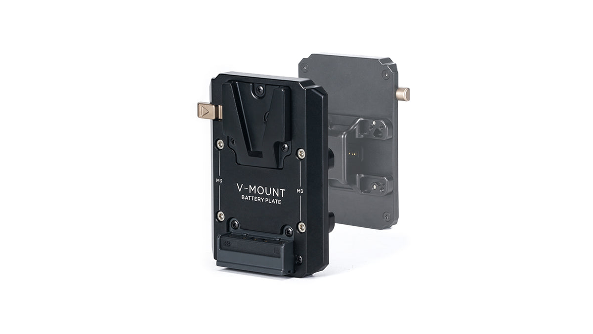 Tilta TGA-DHB-V V-Mount Batterie-Platte – Aluminium/Stahl, 210 g – Schwarz
