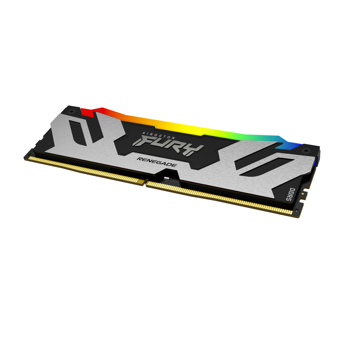 Kingston Technology Kingston FURY Renegade RGB Silber – DDR5 Kit – 48 GB (2×24 GB), 8000 MT/s, CL38, 1.4 V, 288-Pin