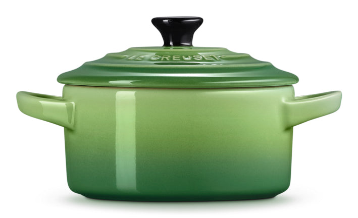 Le Creuset Kochtopf Mini Cocotte – 0,3 l, Ø 13,8 cm, Steingut, Emaille, Grün