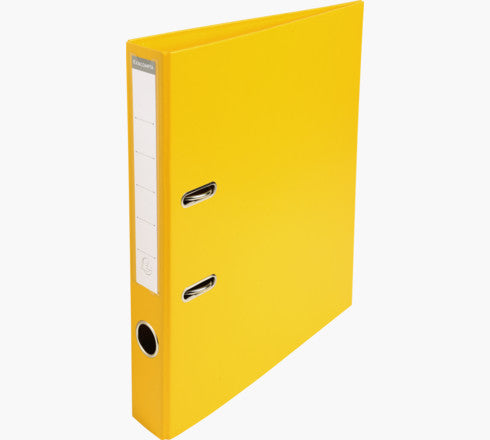Exacompta 53549E Hebelordner – für A4 – Rückenbreite 5 cm – Gelb