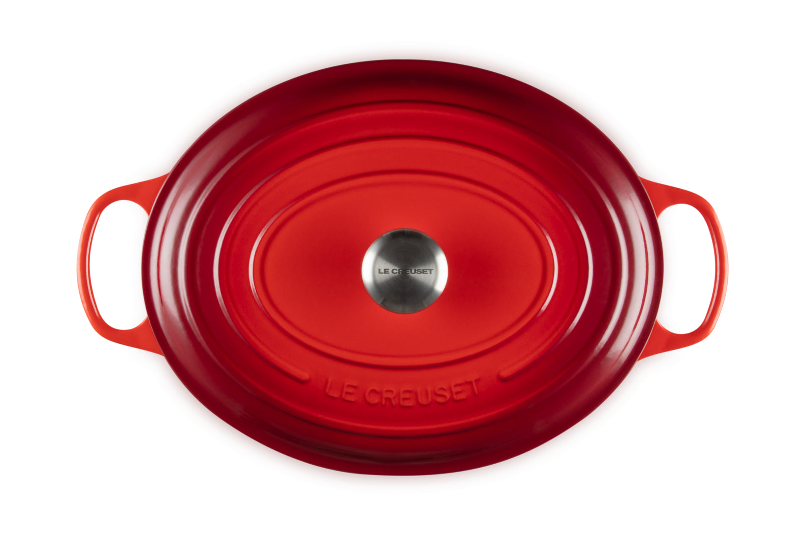 Le Creuset Kochtopf Signature – 8,9 l, Gusseisen, Emaille, für Induktion, Gas, Glaskeramik u. a., Rot