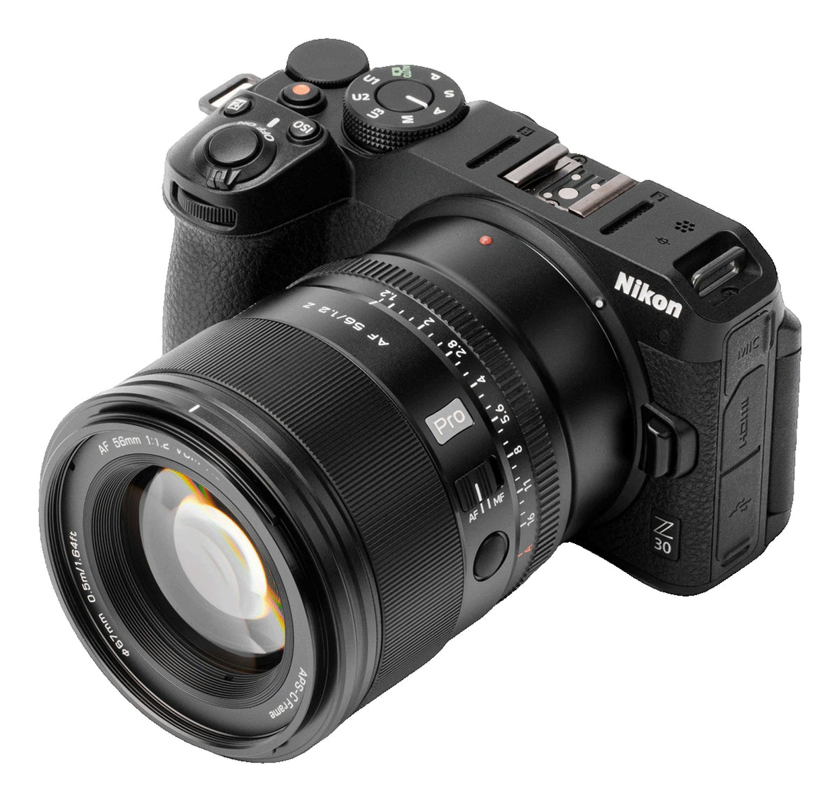Viltrox AF 56mm F1.2 Pro Z Objektiv – für Nikon Z – APS-C – Filter 67 mm