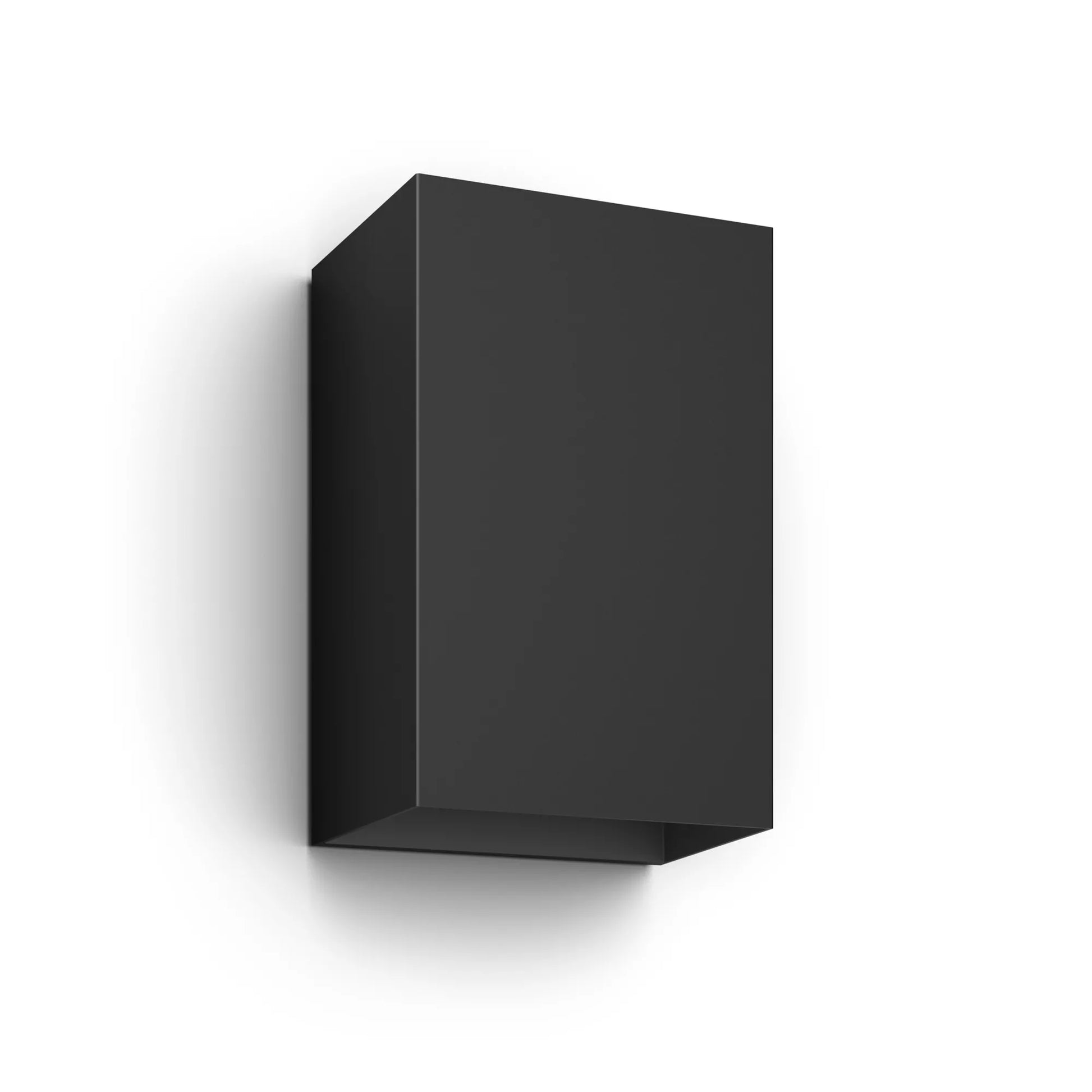Philips by Signify Philips Hue Aussenwandleuchte – für Philips Hue (Hue Bridge erforderlich) – dimmbar – Schwarz – Aluminium