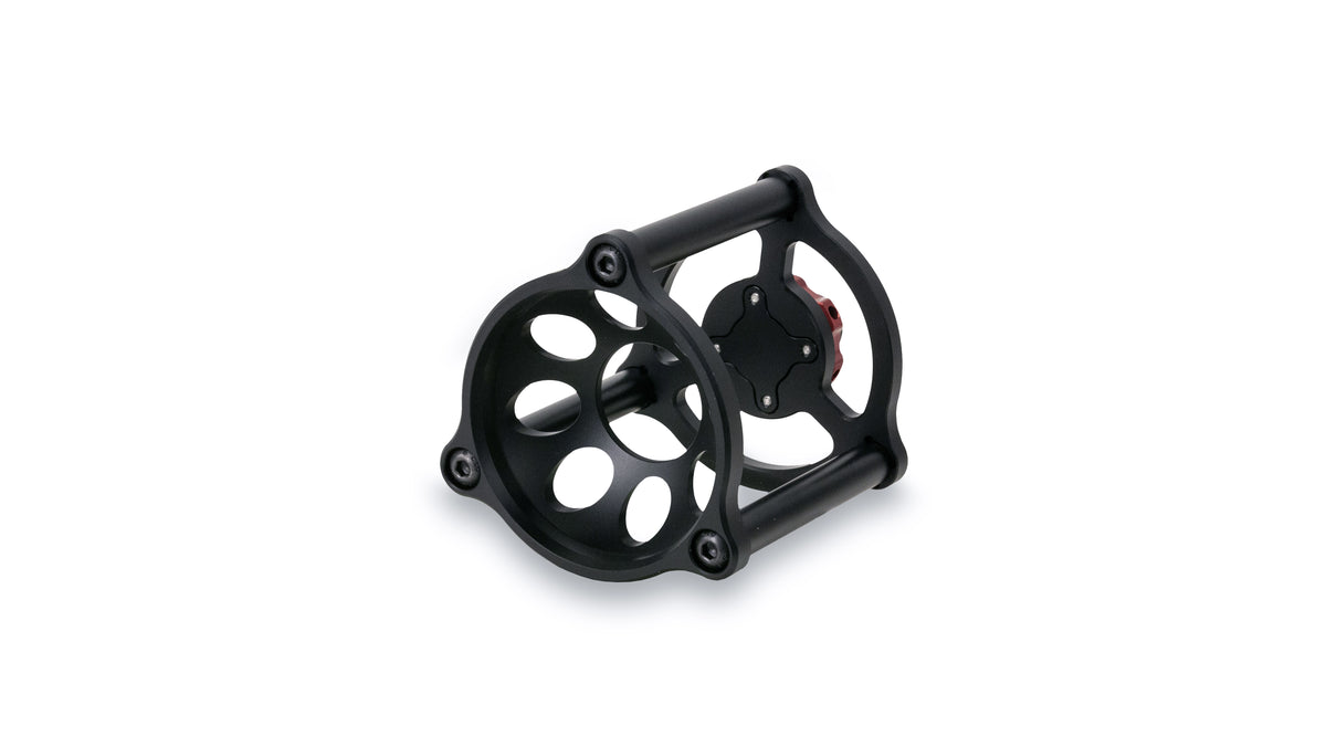 Tilta Hydra Alien 100 mm Doppelkopfbolzen – Aluminium/Edelstahl, Schwarz