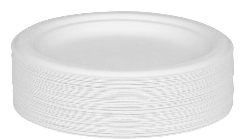 Furber. Furber Teller, Bagasse (Zuckerrohr), rund – Ø 17,5 cm – 50 Stk.