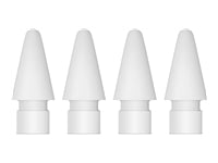Apple Ersatzspitzen für Apple Pencil (1.–2. Gen., Pro, USB‑C) – 4er Pack, Weiss