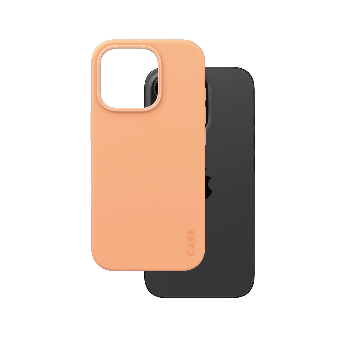 PanzerGlass CARE Backcover – für Apple iPhone 16 Pro, MagSafe, Kunststoff, Peachy