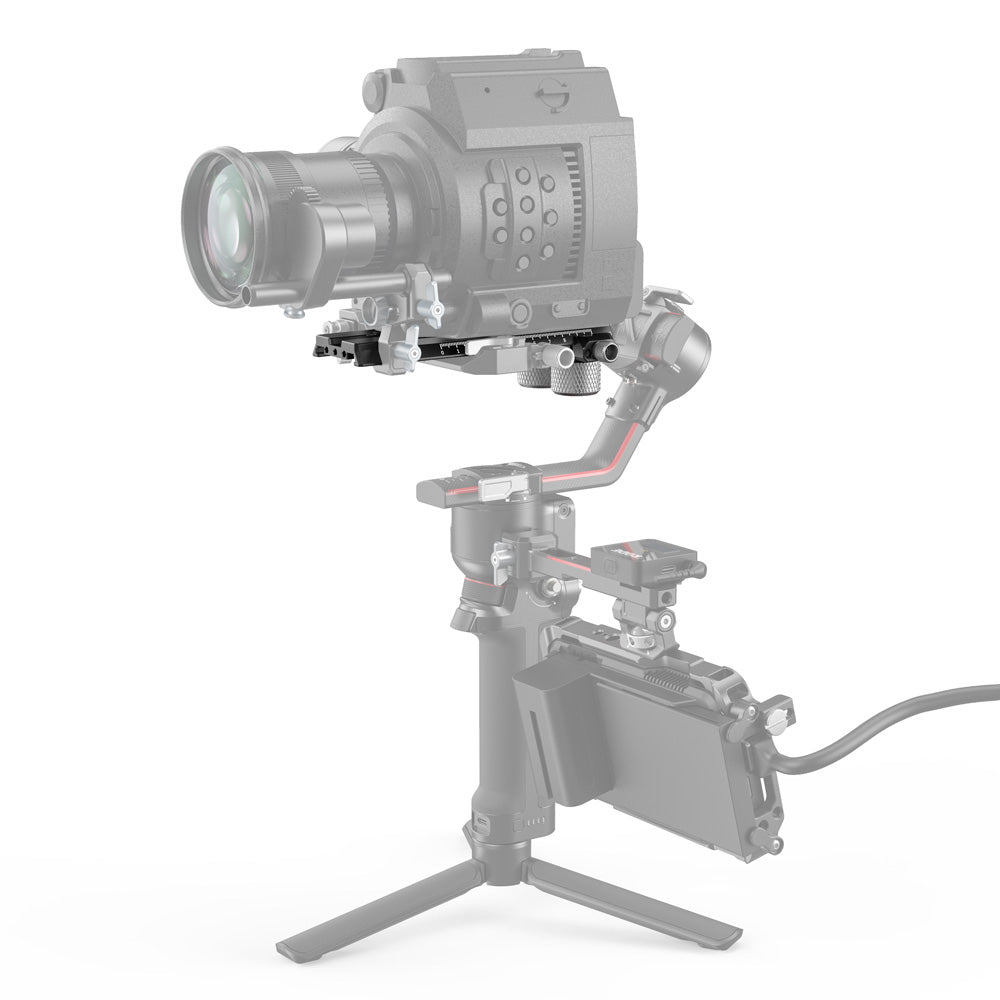 SmallRig Erweiterungsplatte 3031B – 168 × 49,5 × 12 mm, Aluminiumlegierung – für RS 2, Ronin-S, RS 3 und andere