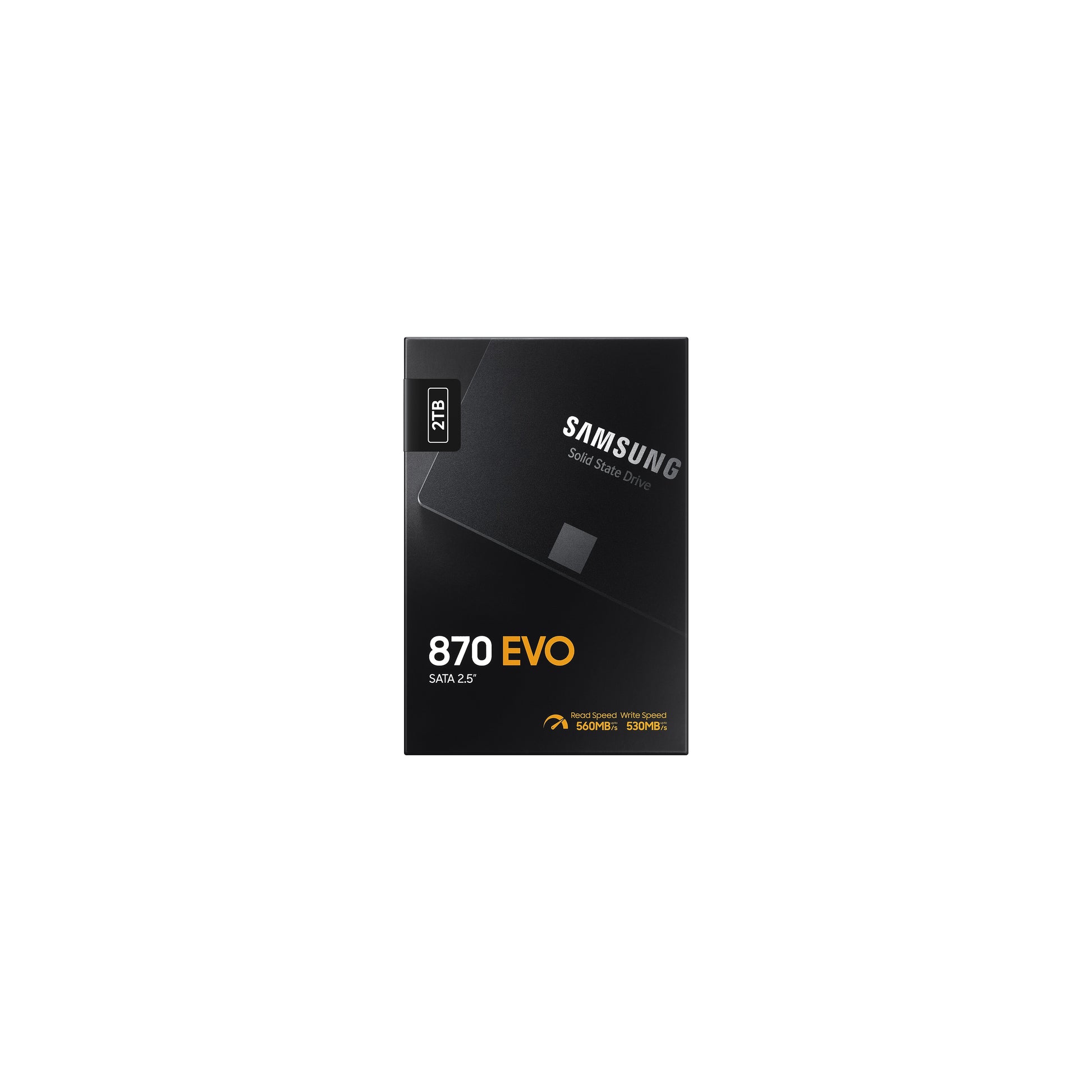 Samsung 870 EVO 2 TB – 2,5" SATA SSD, 560/530 MB/s