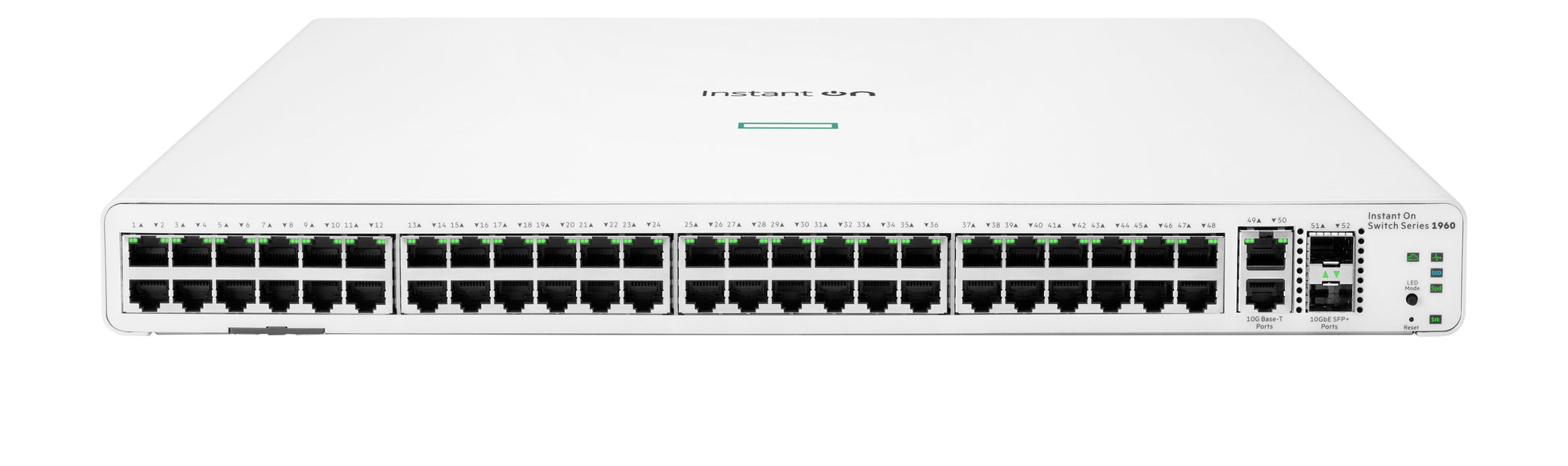 HPE 1960 48G 2XGT 2SFP+ JL808A – Managed Switch – 48×GbE, 2×SFP+, L2+, 1U