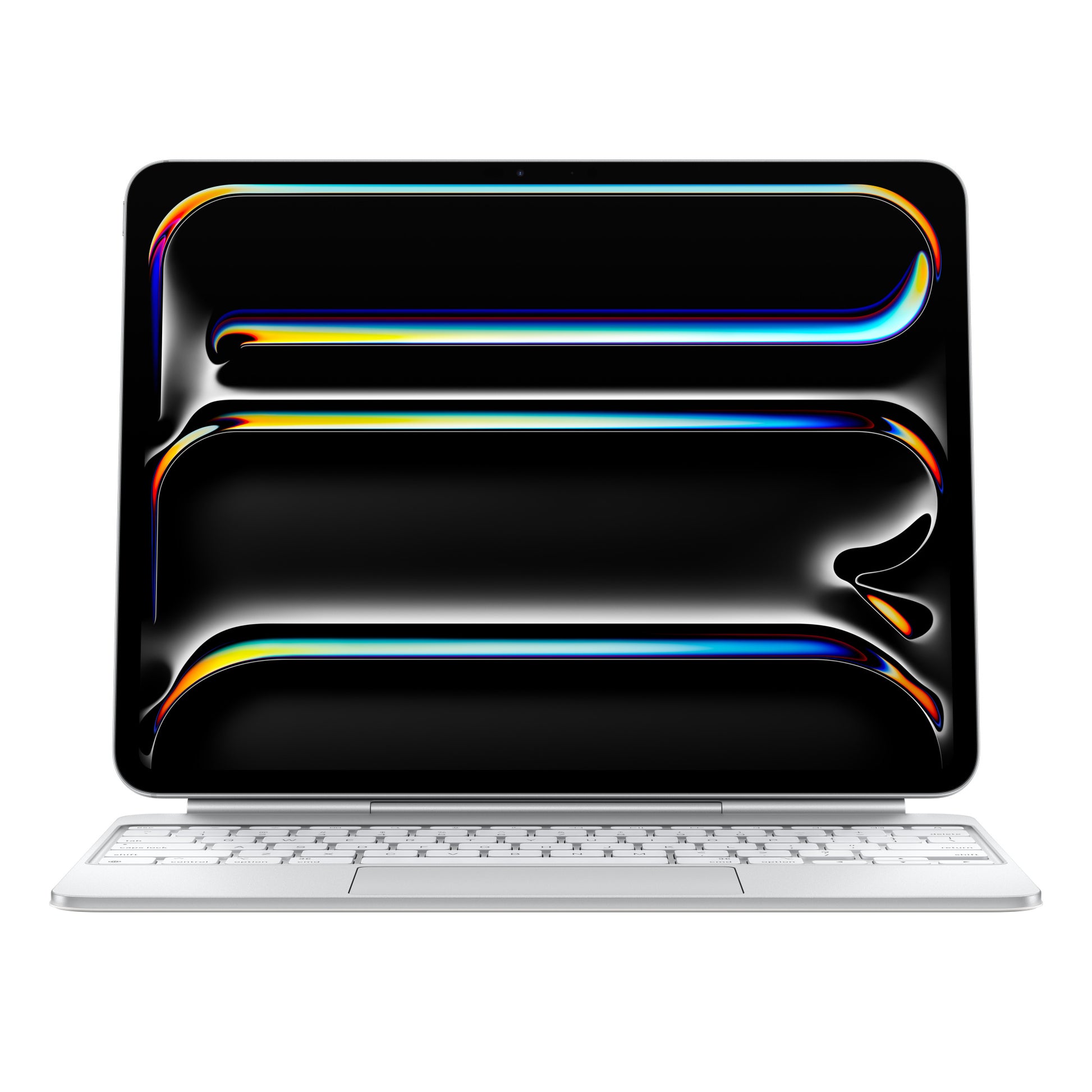 Apple Magic Keyboard Tastatur-Case für iPad Pro 13" (M4) – QWERTY (US), mit Trackpad, Beleuchtung – Weiss