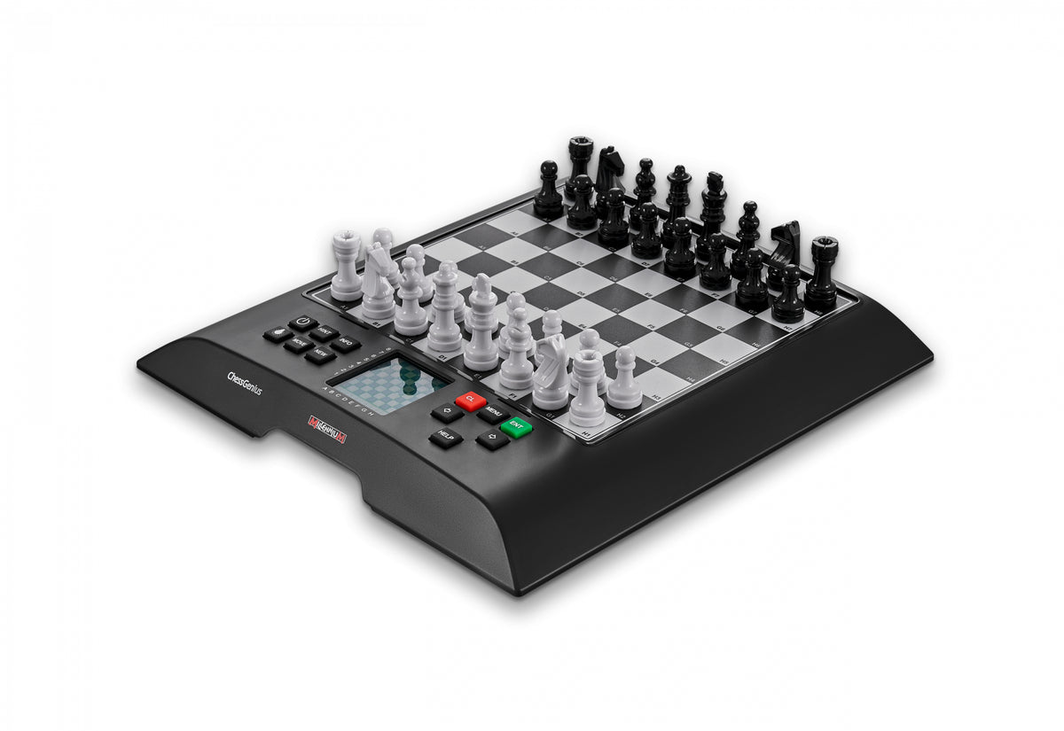 Millennium Chess Genius – Strategiespiel, 1–2 Spieler, ab 8 Jahren, 40 Min., DE/EN/FR/IT/RU