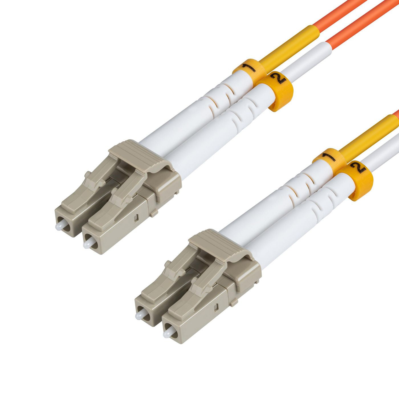 Microconnect LWL-Patchkabel – LC/UPC-LC/UPC, Multi-Mode (OM2), 1 m, LSZH, Orange