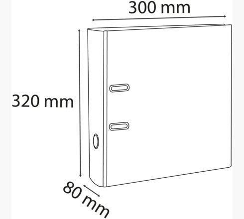 Exacompta Ordner – für A4 – orange