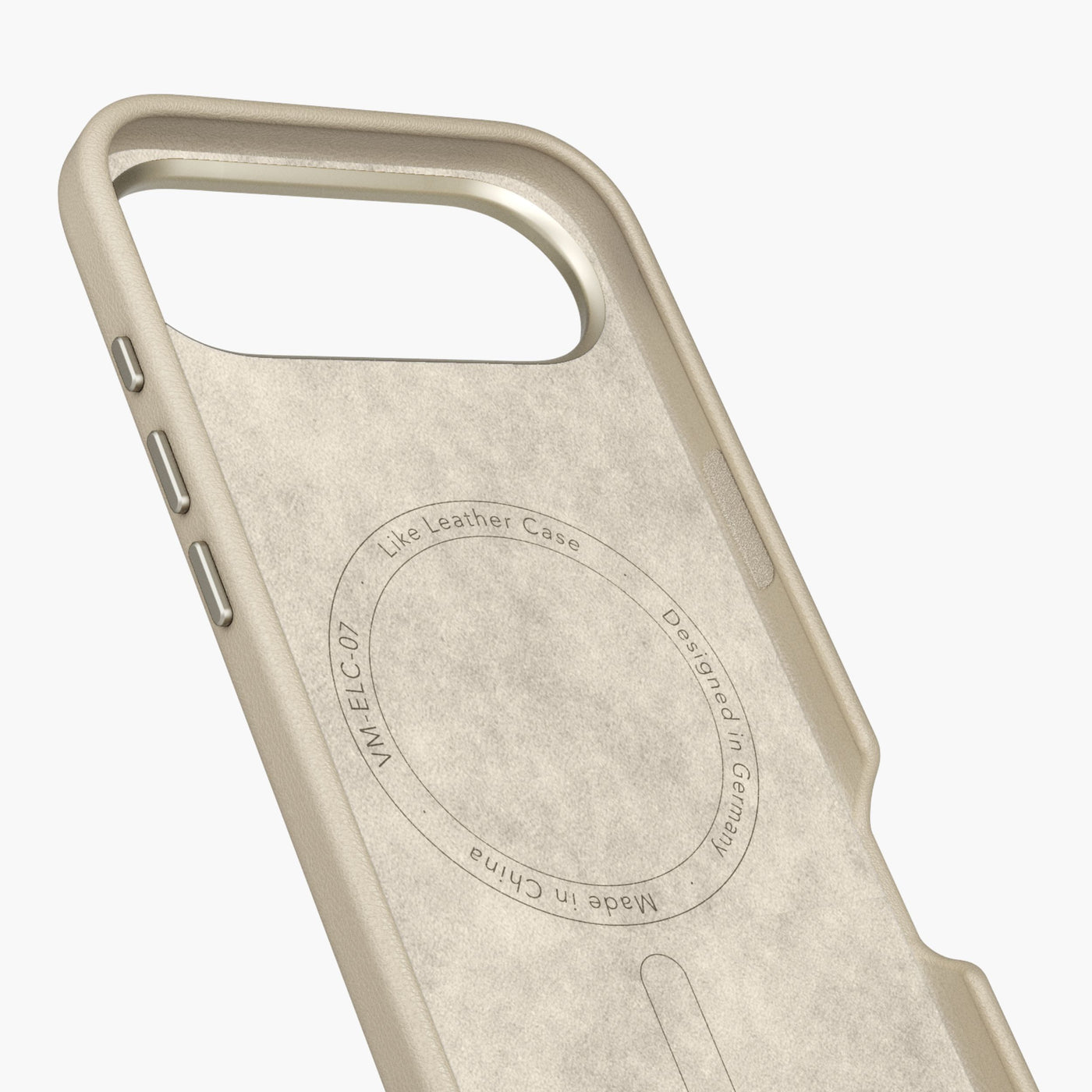 Vonmählen Backcover – für Apple iPhone Air – Creme – Kunstleder