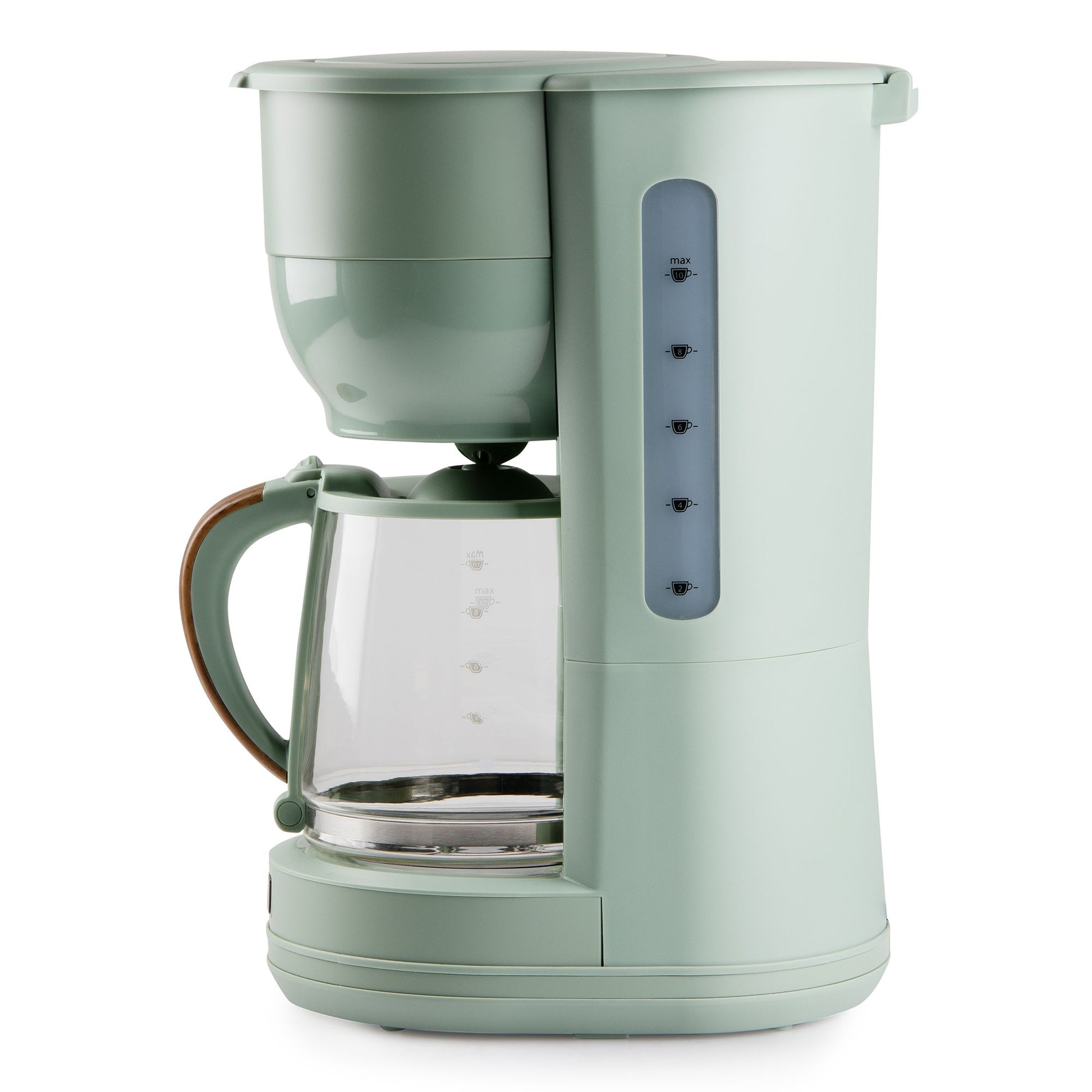 Domo DO755K Filterkaffeemaschine – 10 Tassen, 1,3 l, Karaffe, Grün