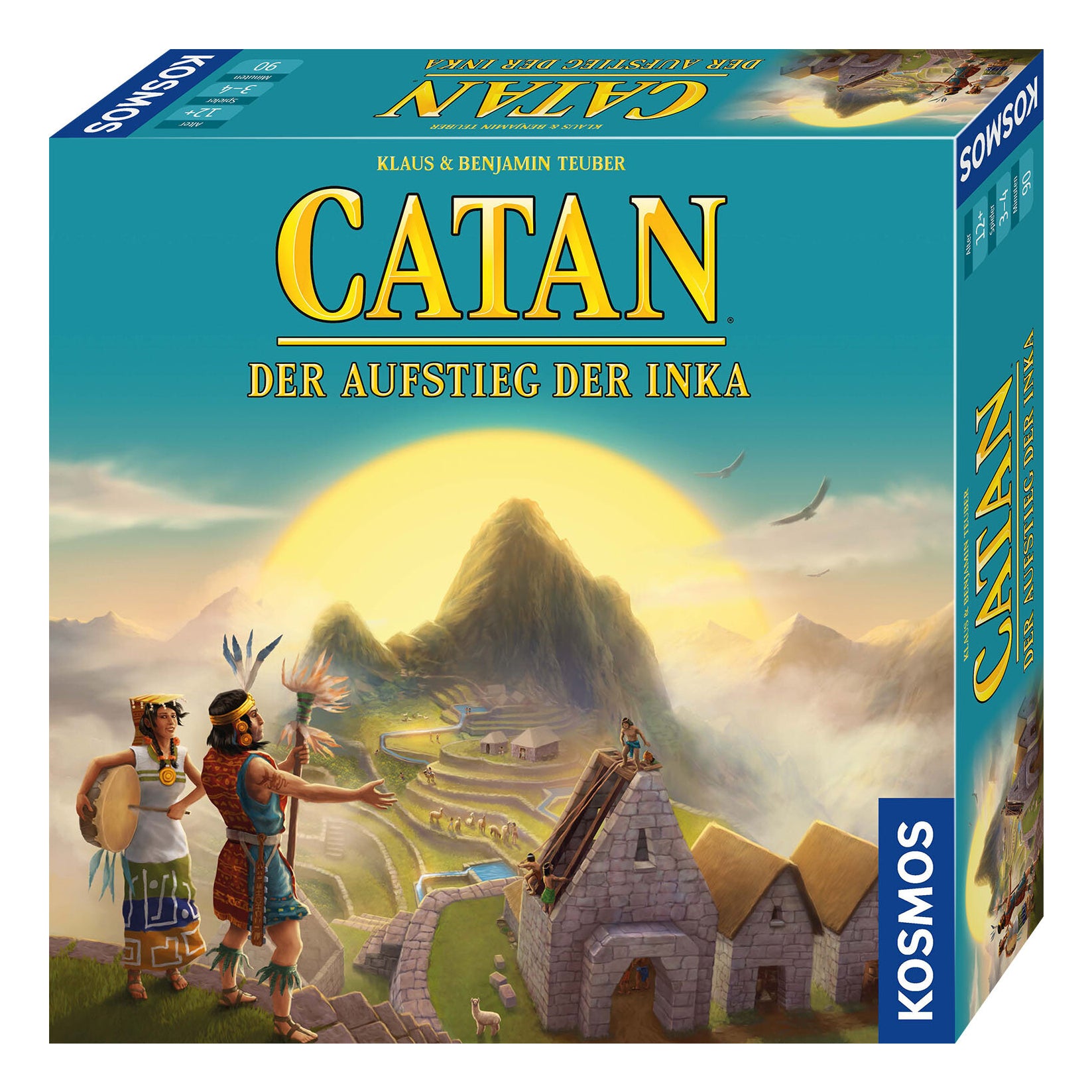 Kosmos Catan – Der Aufstieg der Inka – Strategiespiel, 3–4 Spieler, ab 12 Jahren, 90 Min., DE