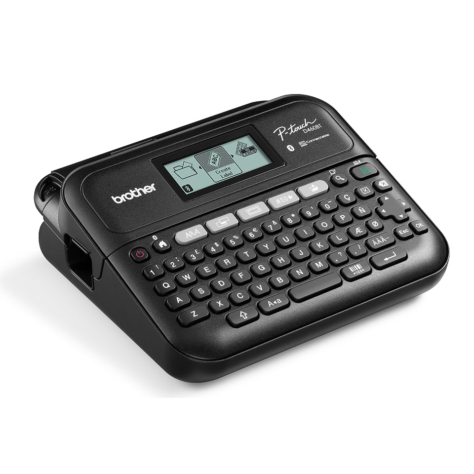 Brother P-touch PT-D460BTVP – Beschriftungsgerät, für TZe-Bänder bis 15,8 mm, USB, Bluetooth, Auto-Cutter