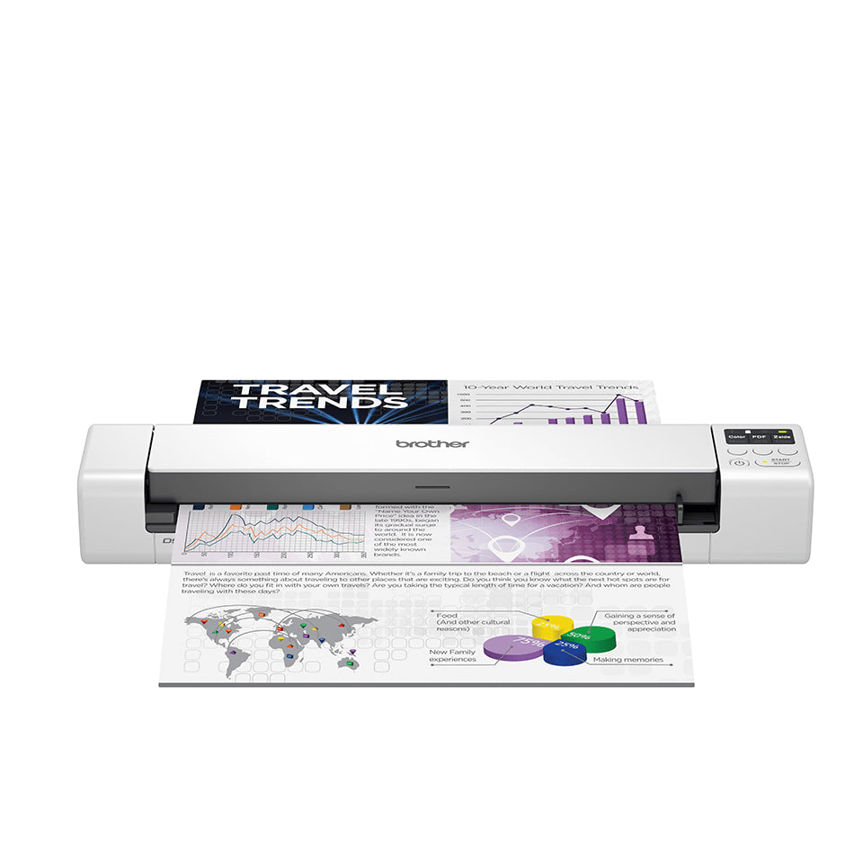 Brother DS-940DW – Mobiler Scanner, A4, Duplex, 15 ppm, 600 dpi, ADF 1 Blatt, WLAN, USB