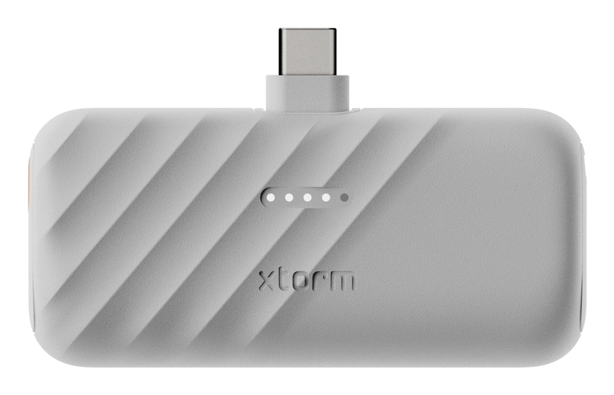 Xtorm Go2 Powerbank 5'000 mAh – 20 W PD, 1× USB-C, weiss