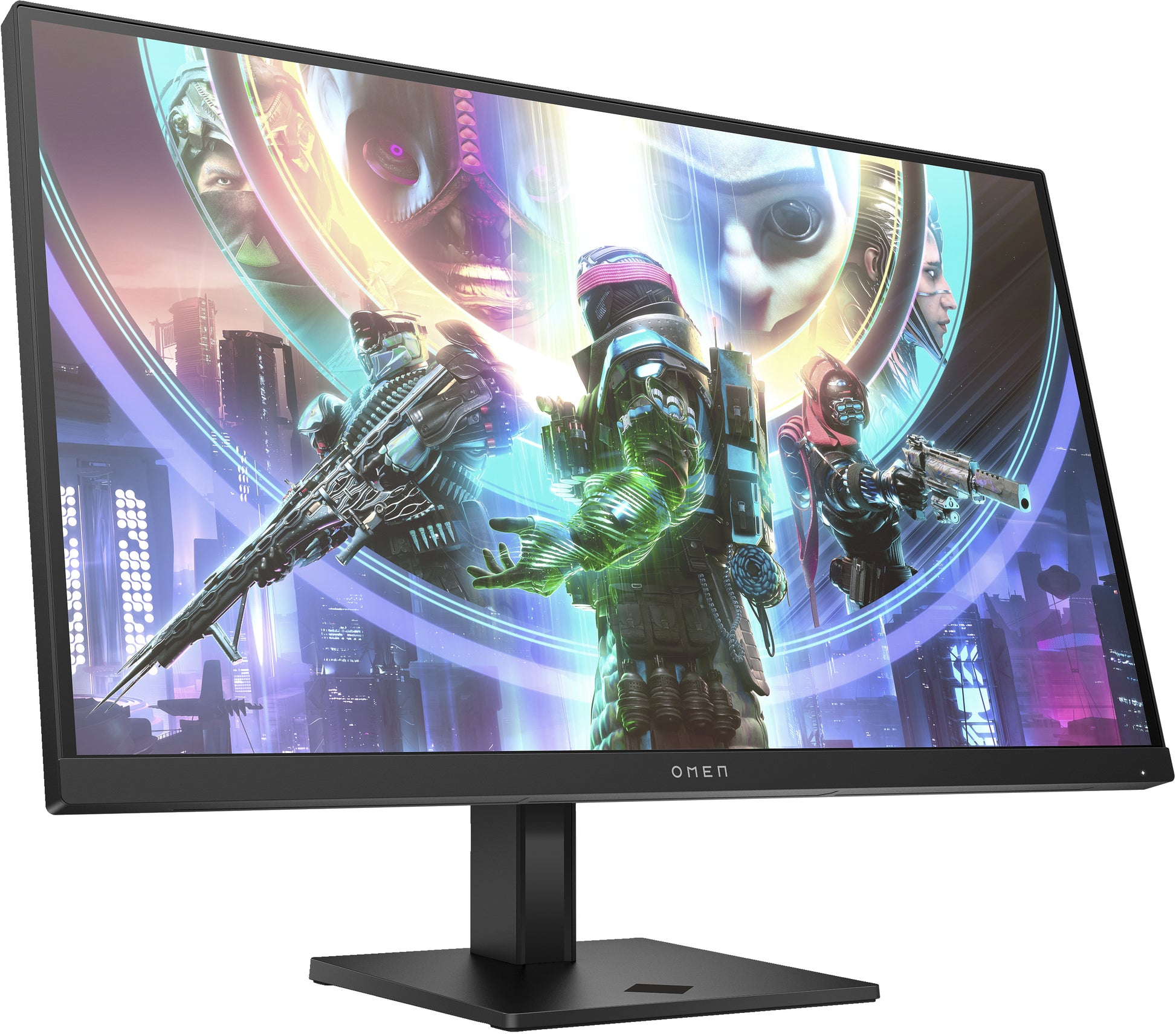 HP OMEN 27qs – Monitor, 27", 2560 × 1440 (WQHD), IPS, 240 Hz, 400 cd/m², Lautsprecher, Schwarz