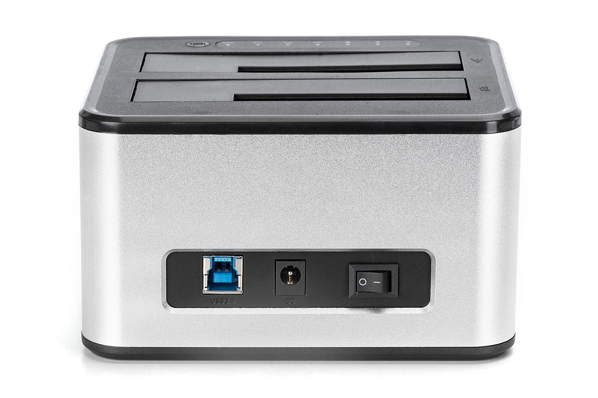 Digitus Duale SATA 2,5"/3,5" HDD Dockingstation – USB-A, für Windows/Mac/Linux