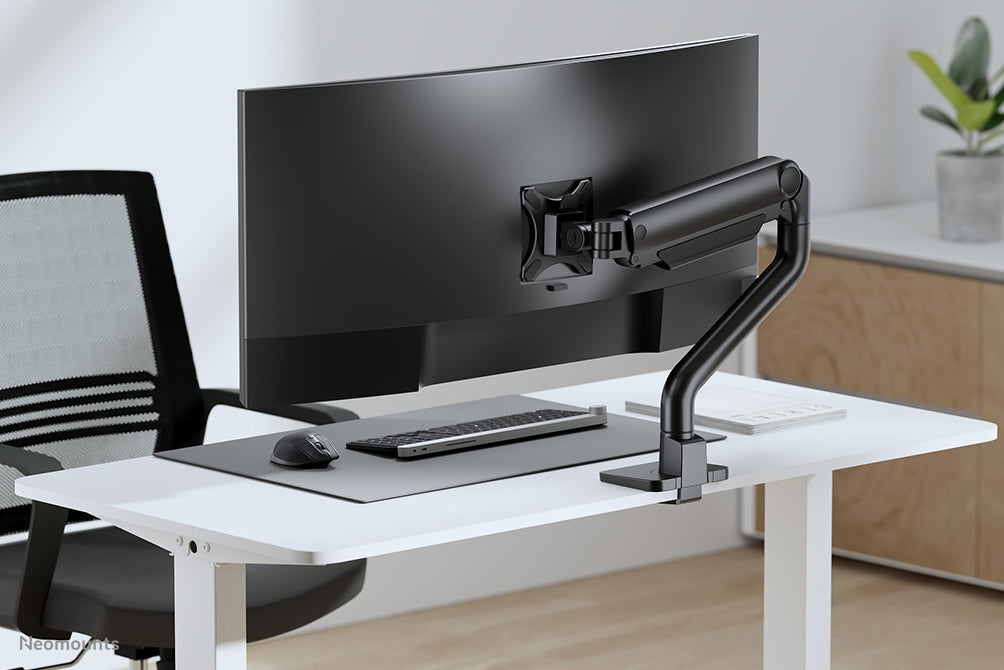 Neomounts DS70S-950BL1 – Tischhalterung, bis 49", VESA 100 × 100 mm, 18 kg, schwenkbar, schwarz