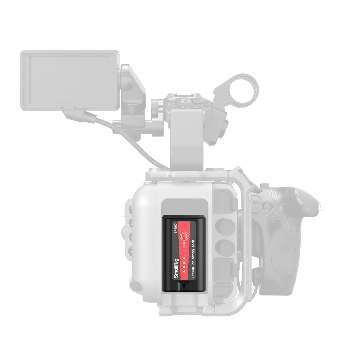 SmallRig BP-U60 Akku – 6'800 mAh, 14,54 V – für ILME-FX6, PXW-FX9, PXW-FS5 und andere – Schwarz