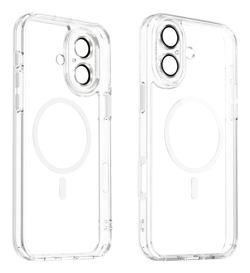 Valenta Trend MagSafe Hülle – für iPhone 16, Transparent, TPU/PC