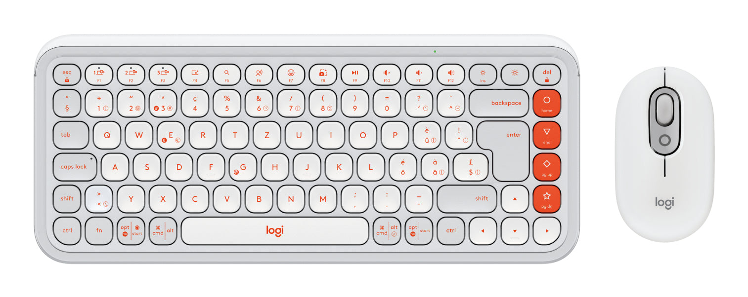 Logitech Pop Icon – Tastatur, kabellos (Bluetooth), CH-Layout (DE-CH) – für Windows, macOS & Android u. a.