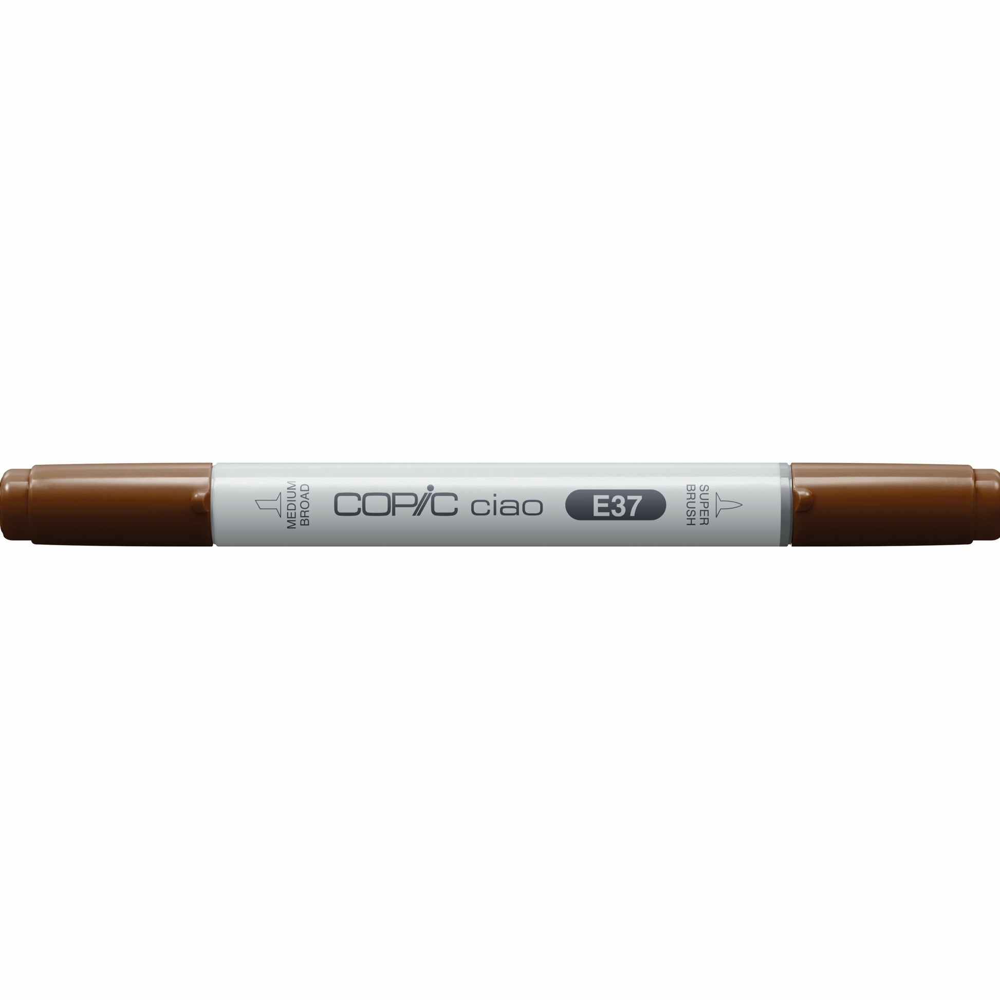 Copic Ciao Pinselstift, Doppelspitze – Pinsel + Keil, alkoholbasiert, Sepia