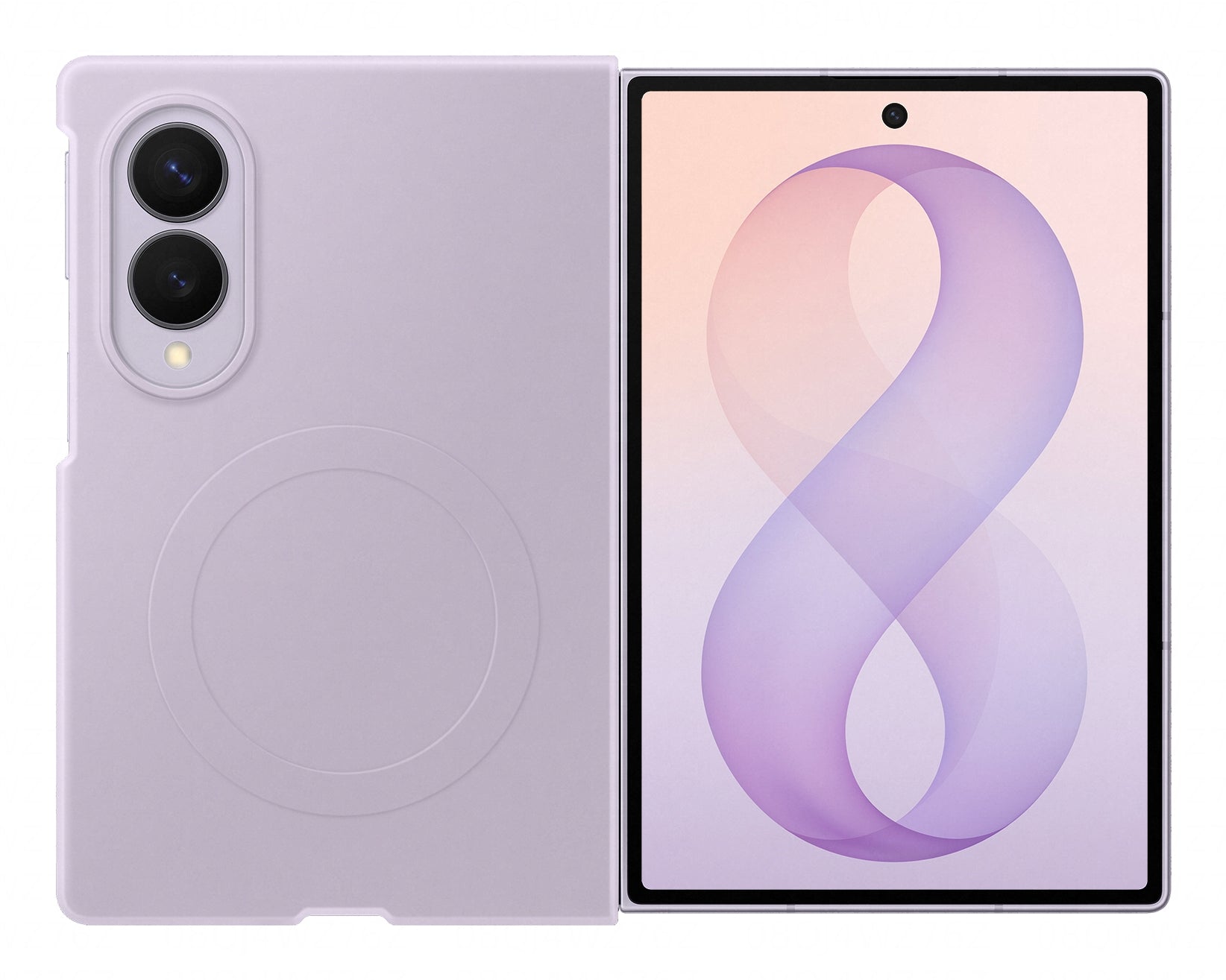 Samsung Backcover – für Samsung Galaxy Z Fold8, Silikon, Violett