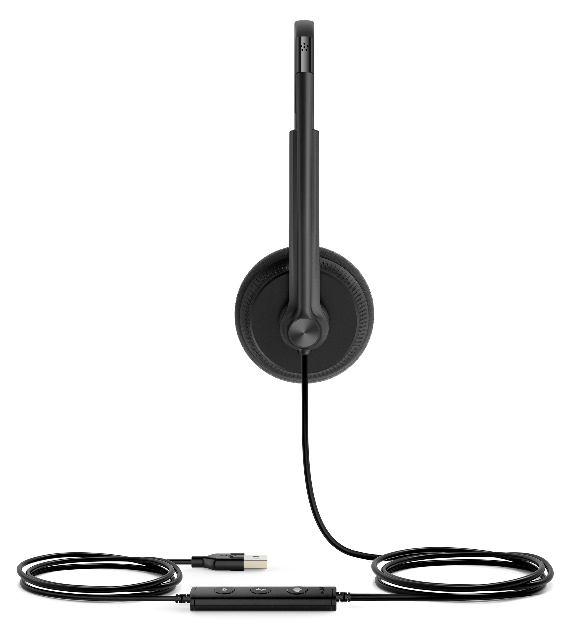 Yealink UH34 Lite Dual UC – Duo Headset – USB‑A – Schwarz – für Yealink-Telefone