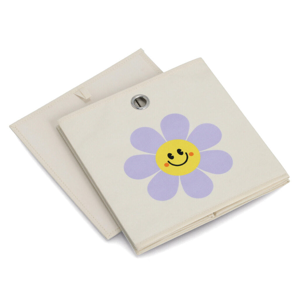 Zeller Present Aufbewahrungsbox – Vlies – Mehrfarbig – 280 × 280 × 280 mm