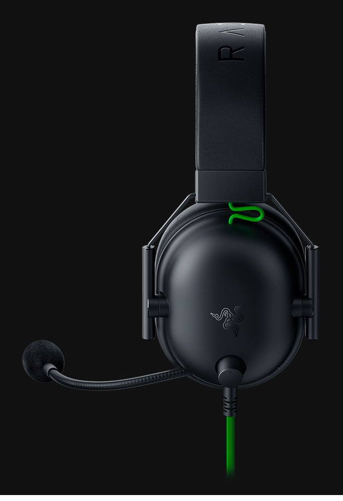 Razer BlackShark V2 X Gaming-Headset – On-Ear, Stereo, Kabelgebunden, 3,5 mm Klinke, mit USB-C-Dongle, Schwarz