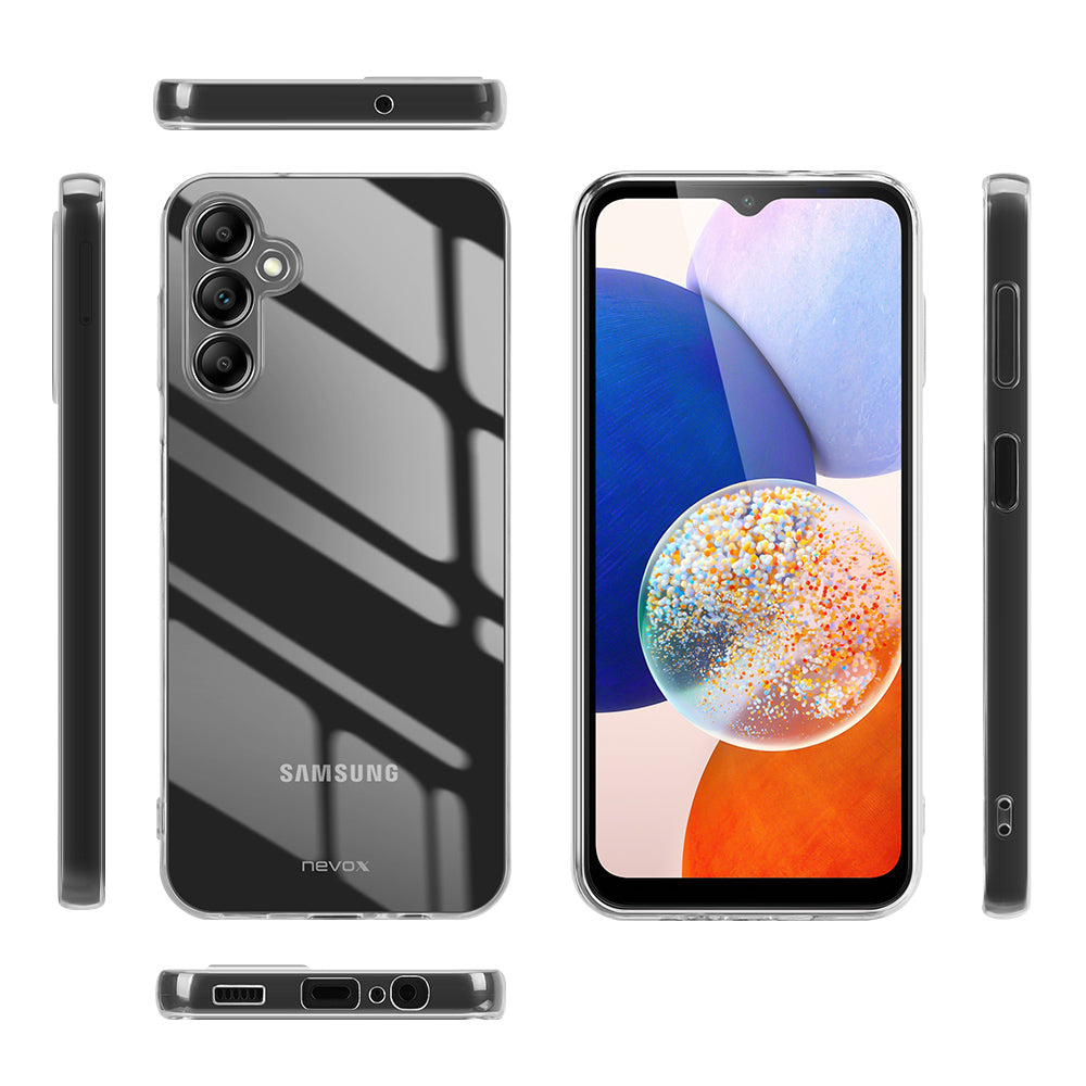 nevox StyleShell Flex – Backcover – für Samsung Galaxy A15 5G / A15 4G, TPU, Transparent