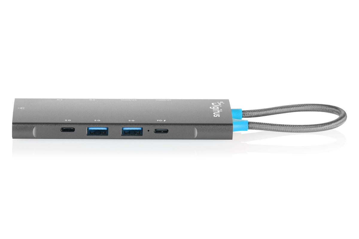 Digitus Dockingstation – USB-C, 2× HDMI, 5× USB-A, 100 W PD