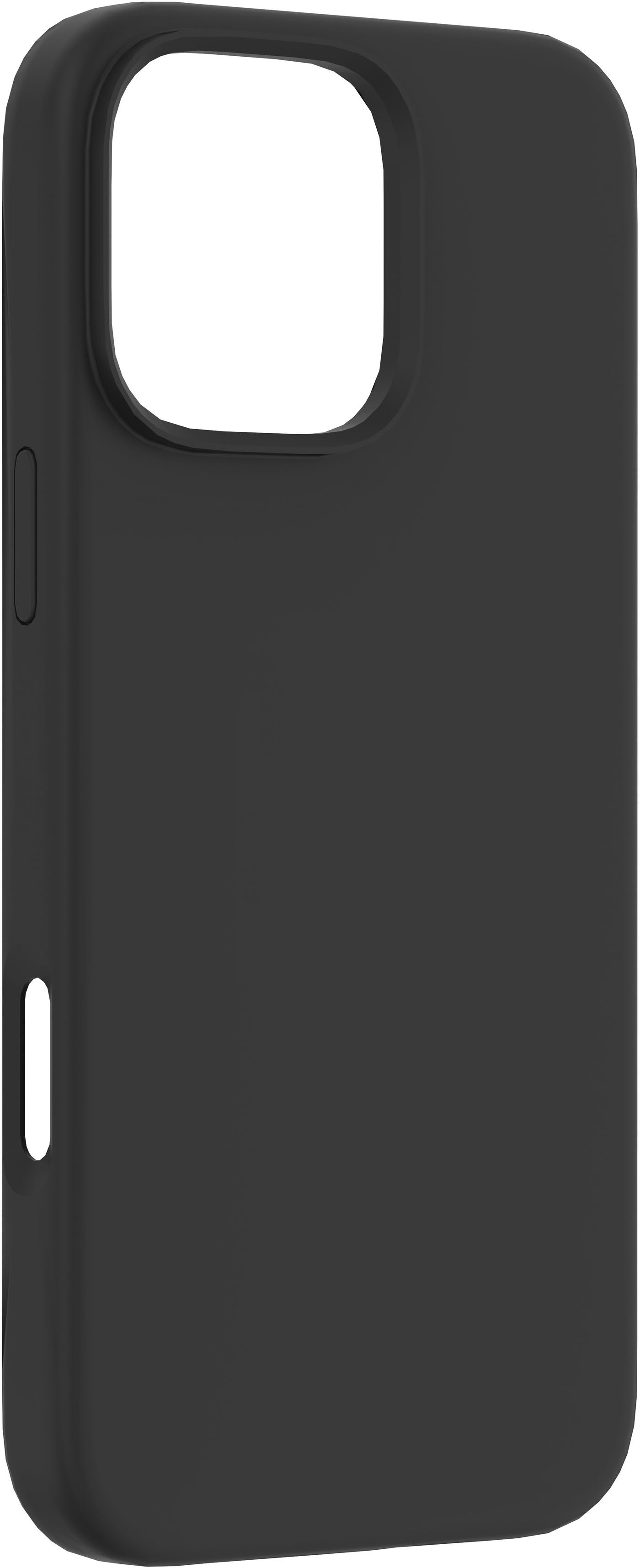 eSTUFF INFINITE RIGA – Backcover – für Apple iPhone 16 Pro, PC+Silikon, Schwarz, GRS