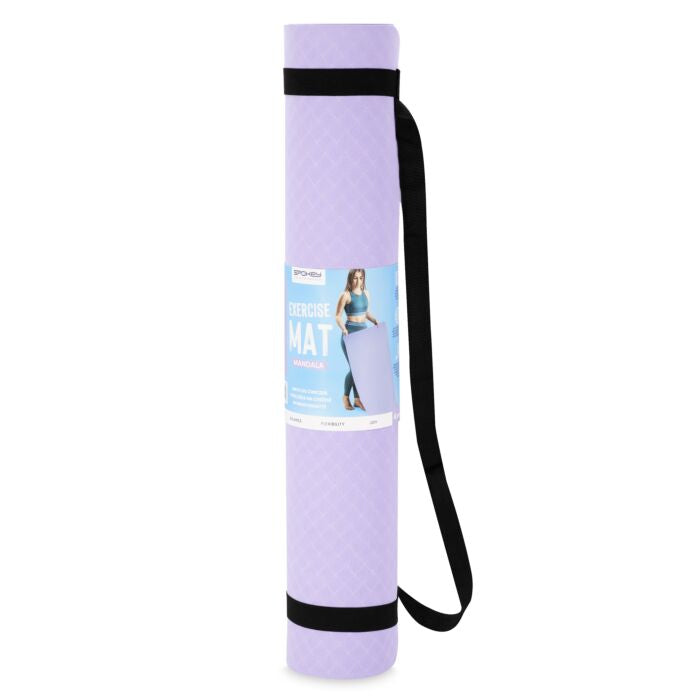 Spokey Bodenmatte Mandala – Lavendel, Dicke 0,4 cm
